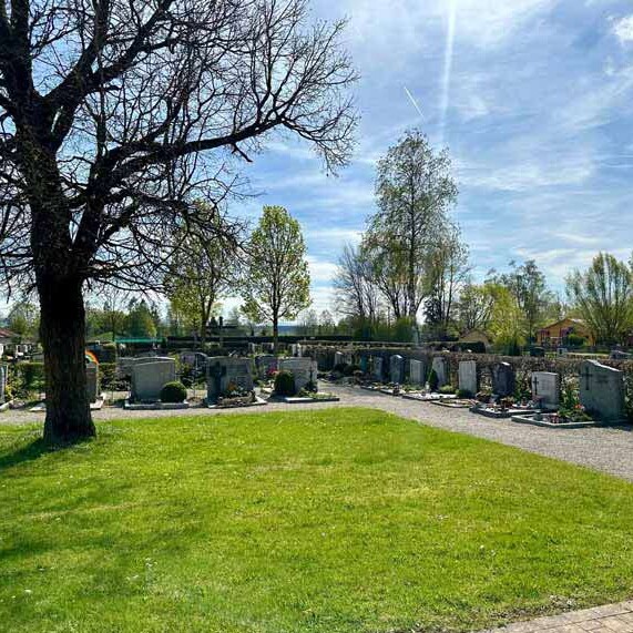 Grabstätte auf einem Friedhof