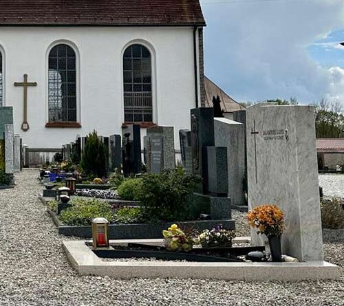 Grabstätte auf einem Friedhof